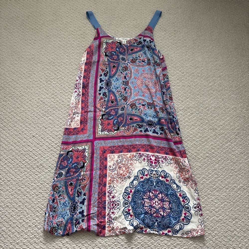 Reversible Tribal A line midi Dress - Picture 1 of 7